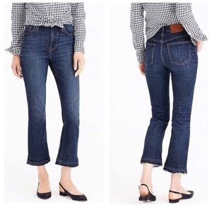 J. Crew Billie Demo Boot Crop High-Waisted Jeans